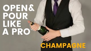 Opening and Pouring Champagne [upl. by Mazel]