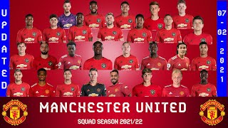 MANCHESTER UNITED FC SQUAD 202122  UPDATED  Premier League​  Confirmed NEXT SEASONS SQUAD [upl. by Saltsman457]