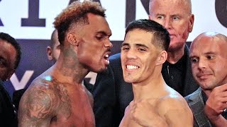 JERMELL CHARLO amp BRIAN CASTANO HEATED WEIGH IN TEAMS ALMOST GET INTO FIGHT  FULL VIDEO [upl. by Aicertap350]