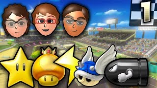 Mario Kart Wii  Troy vs Connor vs NMeade  ITEM RAIN Tournament 12 [upl. by Enidualc374]