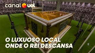 CONHEÇA CADA DETALHE DO MAUSOLÉU DE PELÉ EM SANTOS [upl. by Airahs]