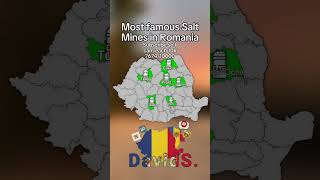 Most famous salt mines in Romania shorts mapper mapping viralvideo mapchart music [upl. by Wiles575]