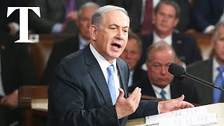 LIVE Benjamin Netanyahu addresses US Congress in Washington [upl. by Ynney]