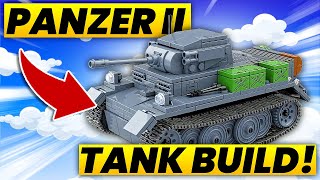 I BUILT A LEGO WW2 GERMAN PANZER II TANK [upl. by Dloreh]