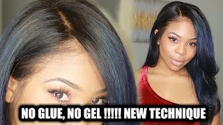 SALON SECRETS Glueless LACE FRONT WIG Technique  WOWAFRICAN [upl. by Nesaj]