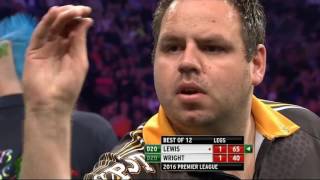 Adrian Lewis vs Peter Wright ᴴᴰ Week 10 Betway Premier League Darts 2016 [upl. by Eelrebmik]