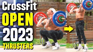 Establishing Thruster Supremacy  CrossFit Open 232 TIPS [upl. by Sucramrej935]