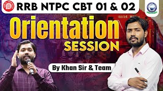 RAILWAY NTPC ORIENTATION KHAN SIR  RRB NTPC CBT 01 amp 02 Batch by Khan Sir amp Team  KGS Railway Exam [upl. by Adnaloj]