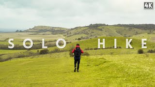 Solo Hiking 18 miles along Ivinghoe Beacon Pitstone Hill amp Aldbury Nowers trail  4K Cinematic [upl. by Ahsilram124]