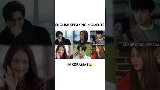 English in Kdramas 🤭 kdrama koreandrama english koreancinema kdramaedit [upl. by Aizek]