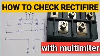 How to check bridge rectifier with multimeter in hindi [upl. by Vachel]