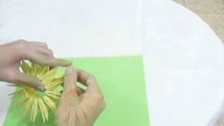 How To Make Flower 3D Origami  Tutorial By DorianSol [upl. by Emiaj199]