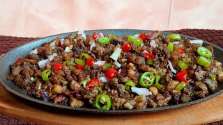 SIZZLING PORK SISIGEASY TO MAKE PORK SISIG RECIPE [upl. by Adniram]