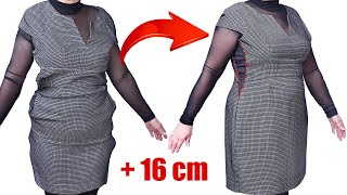 A sewing trick  how simply to upsize a dress to fit you perfectly [upl. by Feliks]