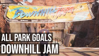 All Park Goals Downhill Jam Secret Tape Stat Points amp VV Collectible  Tony Hawks Pro Skater 12 [upl. by Eppilihp]