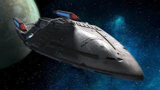 USS Prometheus Fly By  Star Trek Voyager HD [upl. by Thornie]