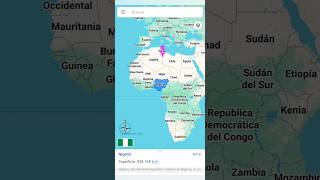 Túnez vs Nigeria Comparando Tamaños de Países geografiamundial [upl. by Cymbre]