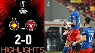 FCSB vs FC Midtjylland 20 Highlights Europa League 2024 [upl. by Sayce314]