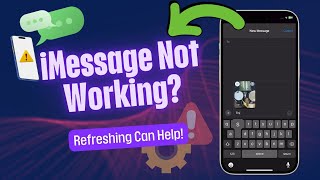 iPhone 15 iMessage Not Working Toggle iMessage Off and On to Refresh [upl. by Bornie]