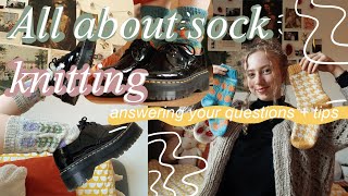 Everything you need to know about knitting socks 🧦🧶  tips amp tricks [upl. by Irroc]