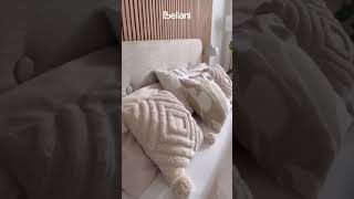 Scandinavian Elegance Beauty of Beige Beds and Light Wood Accents mybeliani makeover [upl. by Aneeg]