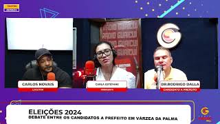 ELEIÇÕES 2024  DEBATE ENTRE OS CANDIDATOS A PREFEITO DE VÁRZEA DA PALMA MG [upl. by Corella]