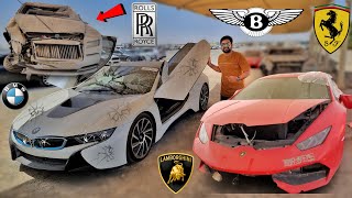 Buying Crashed Supercars From Online Auction  Copart Auction [upl. by Grinnell]