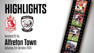 HIGHLIGHTS  Alfreton Town 00 Hereford FC [upl. by Hsuk]