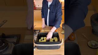 Chef Adrian  Air Fryer Roast Potatoes Clementine and Parmesan [upl. by Trumann]