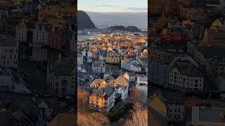 Ålesund Norway winterseason view amazing [upl. by Jelle]