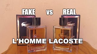 FAKE vs REAL LACOSTE LHOMME  LHOMME LACOSTE [upl. by Nylleoj]