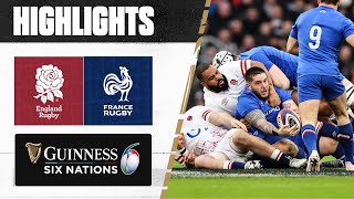 HIGHLIGHTS  🏴󠁧󠁢󠁥󠁮󠁧󠁿 England v France 🇫🇷  2023 Guinness Six Nations [upl. by Vivl]