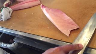 Hamachi Sushi amp Sashimi Preperation lointoro [upl. by Song]