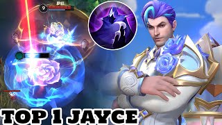 Wild Rift Jayce  Top 1 Jayce Crystal Rose Skin Gameplay Rank Grandmaster [upl. by Nibur]