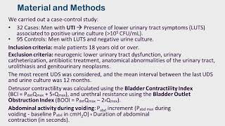 199 Importance of voiding dysfunction as risk factor for urinary tract infection in men [upl. by Rapp]