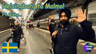 Ep 18  Helsingborg to Malmo  Ft Vishy  Sweden [upl. by Whorton46]