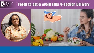 Diet After CSection Food to Eat amp Avoid after Cesarean DeliveryDrMamatha B ReddyDoctors Circle [upl. by Lindberg]