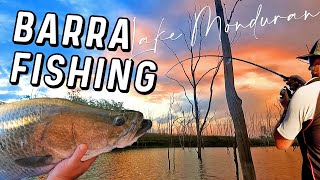 our 1st time BARRAMUNDI FISHING  Lake Monduran Fred Haigh dam aka Lake misery [upl. by Akemit742]