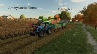 fs22 Amerykańska farma 666768 💪 kontrakt  akcja qq na ziarnoamp🔥 talerzowanie 🚜 [upl. by Hnoj]