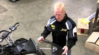 SkiDoo Mountain Windshields How to Install [upl. by Ytsrik]