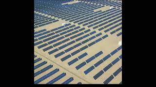 Worlds largest solar power plant launched in China amazingconstruction desert [upl. by Acirfa]