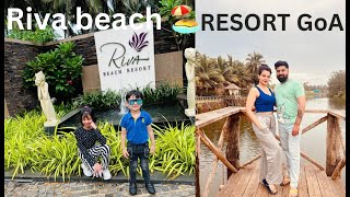 RIVA BEACH RESORT NORTH GOA  TOUR IN JUNE WITH FAMILY ayushityagi007 [upl. by Alisander718]