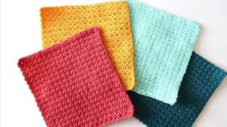 Grit Stitch Crochet Squares [upl. by Assiran]