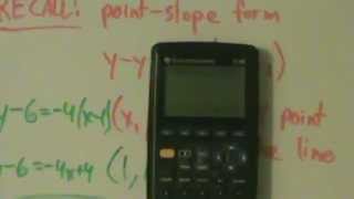 Calculus I  Example with Equation of a Tangent Line [upl. by Frederik]