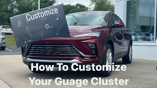 How to Customize Your Gauge Cluster in Your 2024 Buick Envista Encore GX [upl. by Adams]