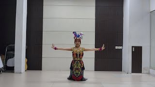 Flying High Full Choreo by Chanmimi08  TARIAN DAYAK KREASI Tari Daerah  Baju Set KalTim [upl. by Yeslah944]