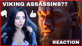 AssAssIns Creed Valhalla Trailer Reaction with a Newbie [upl. by Navi450]