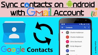 How to SyncUpload Contacts on Android with Gmail Account  Backup Your Contacts With Google [upl. by Nimra]