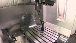 Haas UMC750 MRZP Calibration Cycle [upl. by Ecile]