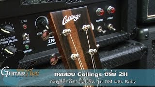 Review Collings Acoustic Guitar 2H Serie OM amp Baby By wwwguitarthaicom [upl. by Nnaul]